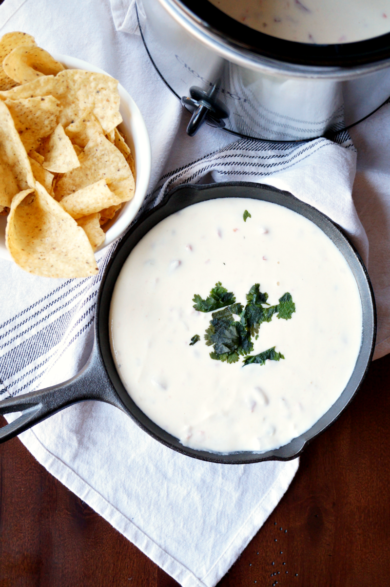 5-ingredient white queso | The Baking Fairy