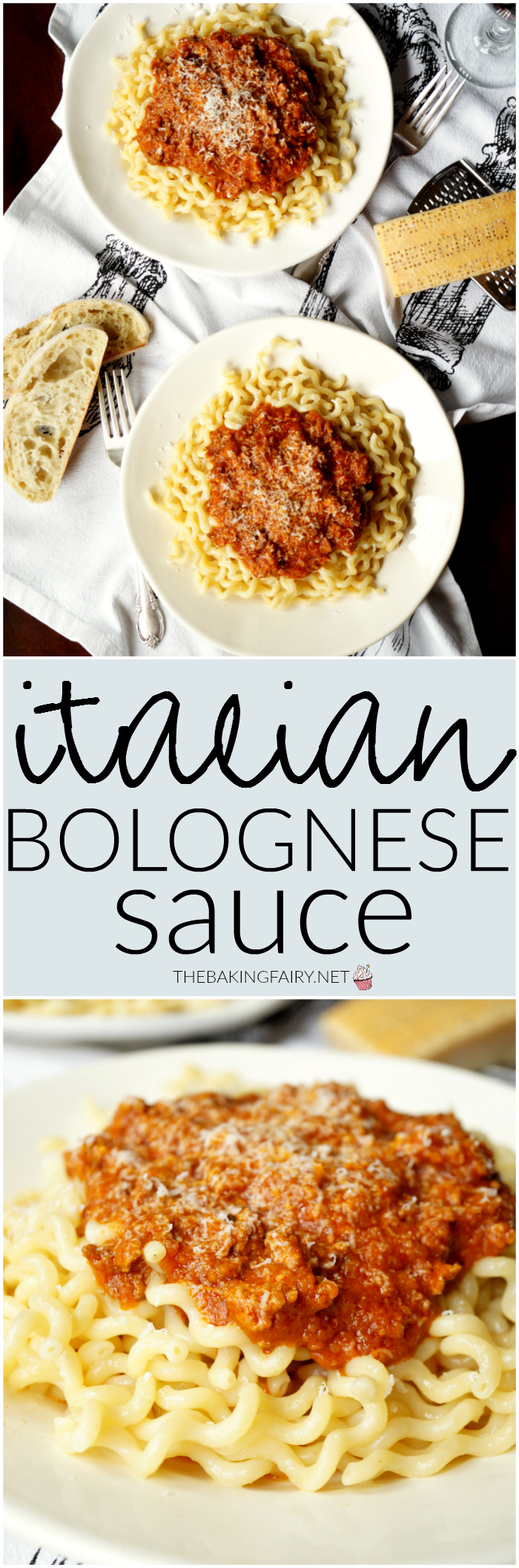 italian bolognese sauce | The Baking Fairy
