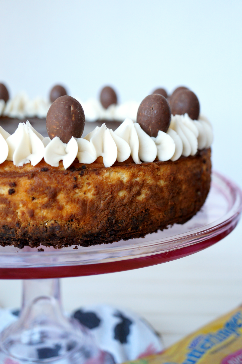  BUTTERFINGER® cheesecake | The Baking Fairy #Eggcellent Treats #ad