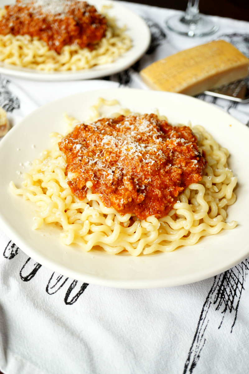 italian bolognese sauce | The Baking Fairy