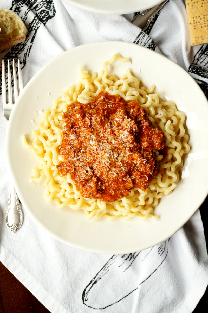 italian bolognese sauce | The Baking Fairy