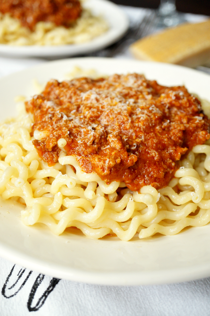 italian bolognese sauce | The Baking Fairy