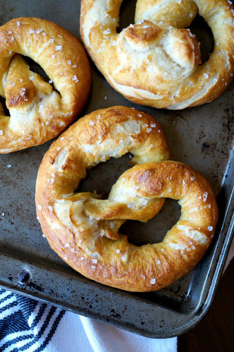 soft pretzels with beer cheese | The Baking Fairy