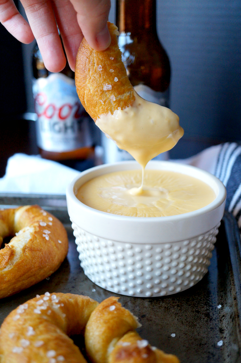 soft pretzels with beer cheese | The Baking Fairy