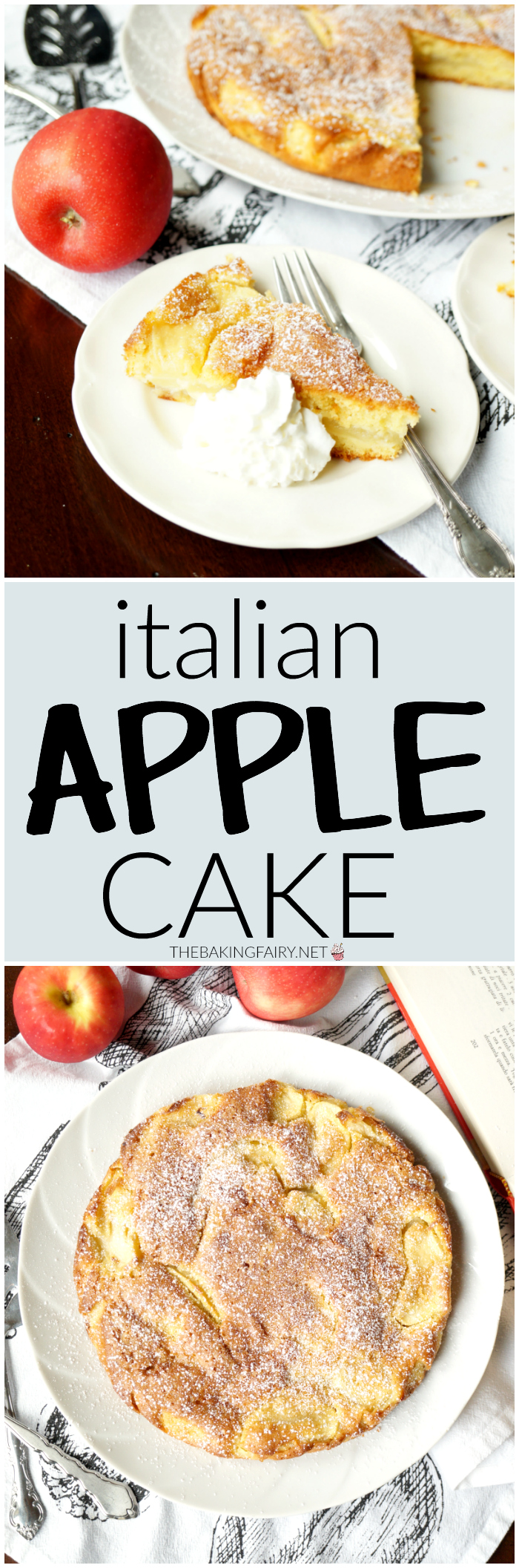 italian apple cake | The Baking Fairy