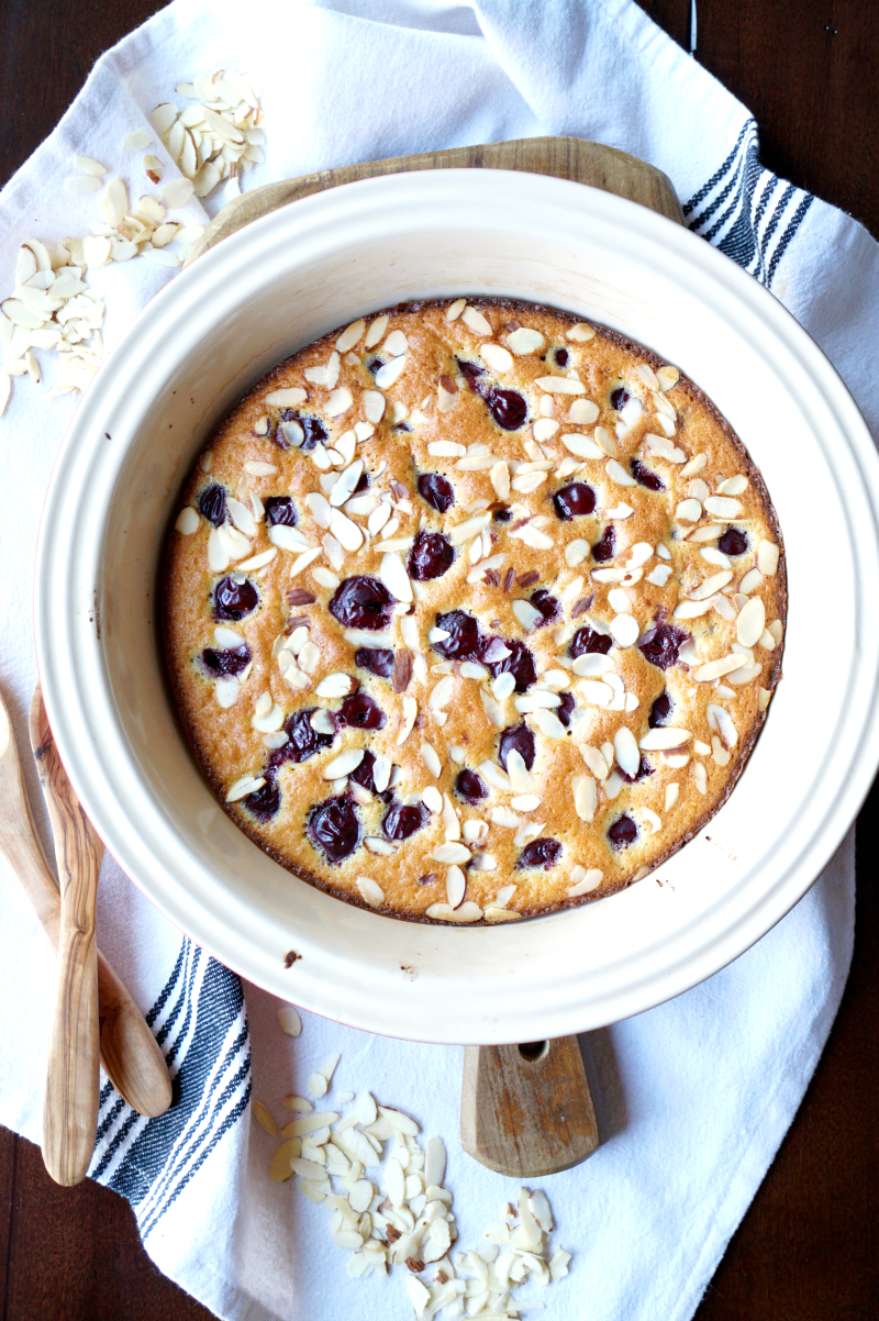 cherry almond clafoutis | The Baking Fairy