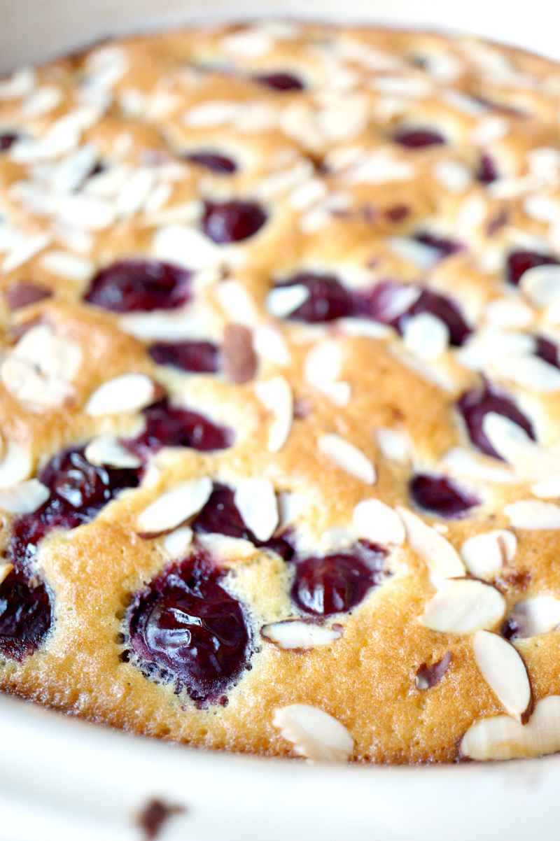 cherry almond clafoutis | The Baking Fairy