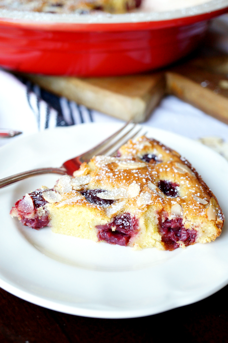 cherry almond clafoutis | The Baking Fairy