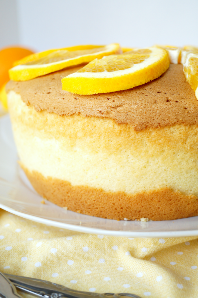 citrus chiffon cake The Baking Fairy