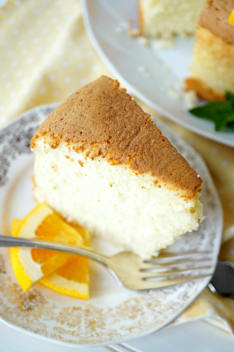 citrus chiffon cake | The Baking Fairy