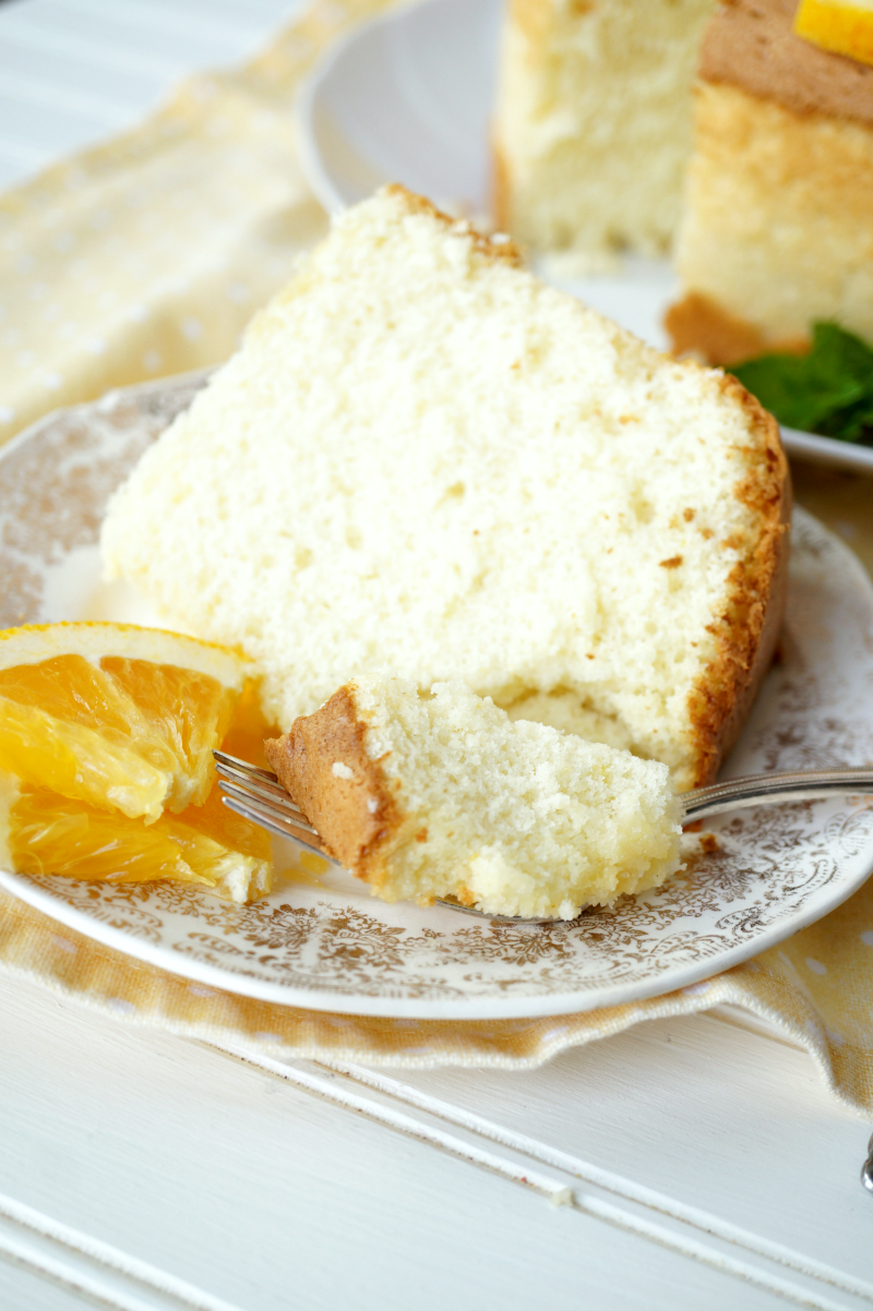 citrus chiffon cake | The Baking Fairy