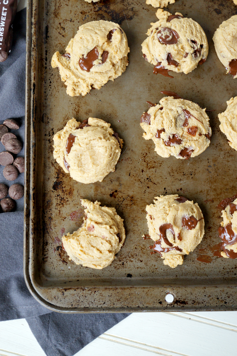 cream cheese chocolate chip cookies | The Baking Fairy