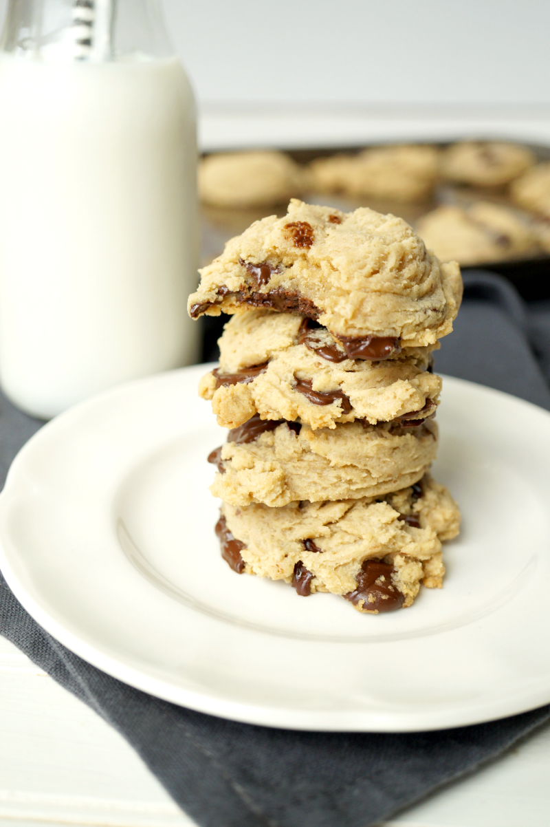 cream cheese chocolate chip cookies | The Baking Fairy