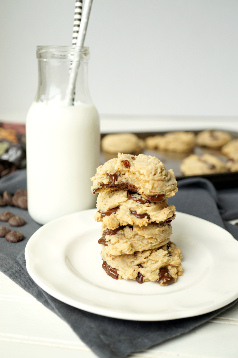 cream cheese chocolate chip cookies | The Baking Fairy