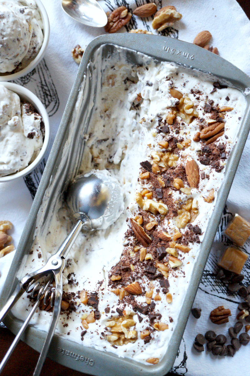 homemade moo-llenium crunch ice cream | The Baking Fairy