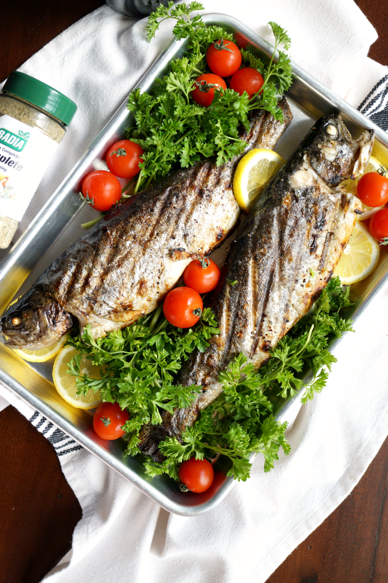 whole grilled trout | The Baking Fairy