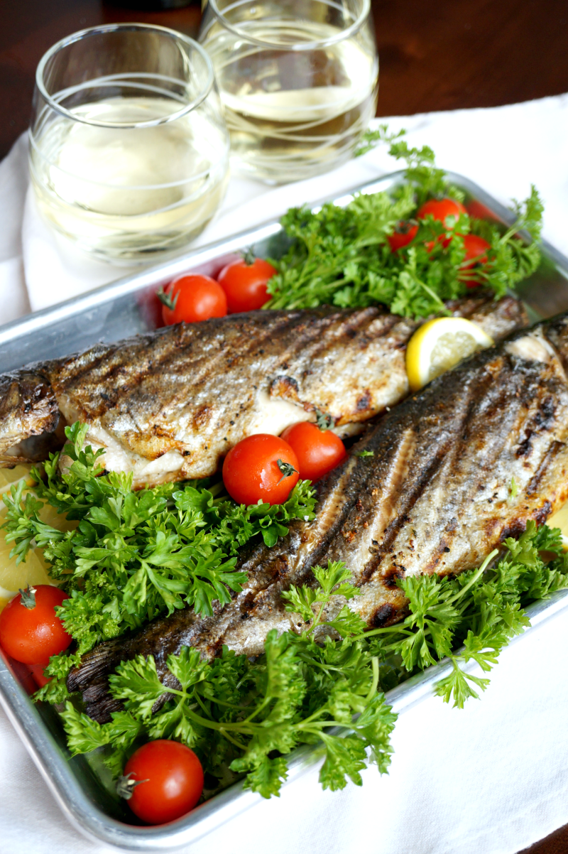 whole grilled trout | The Baking Fairy