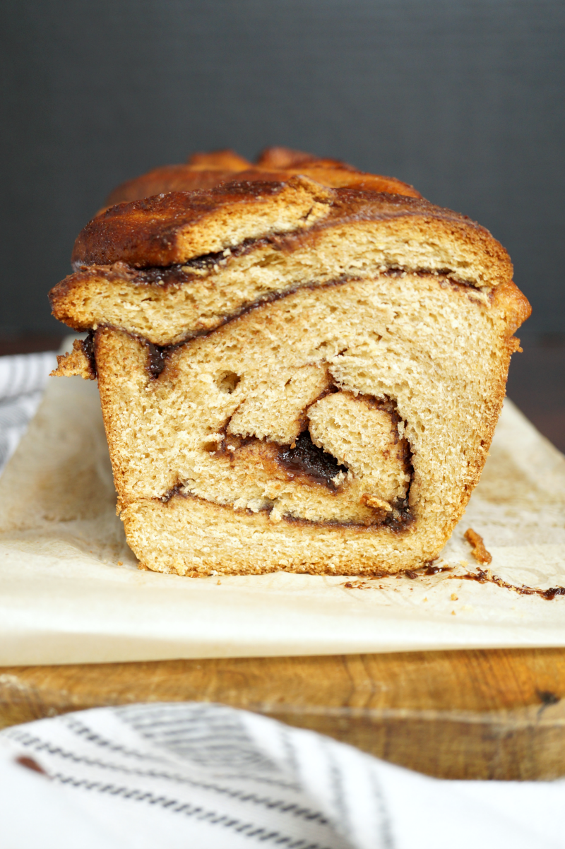 whole wheat Nutella braid | The Baking Fairy