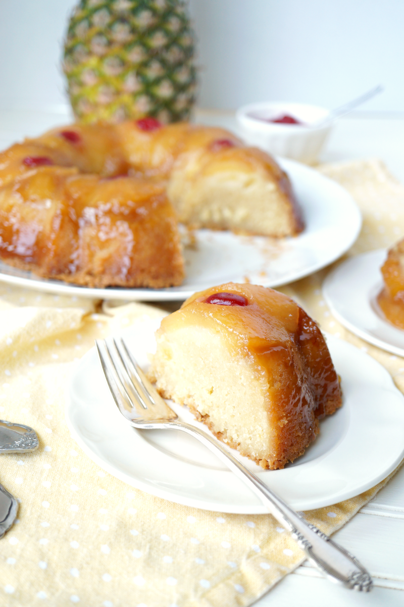 pineapple upside down bundt cake | The Baking Fairy