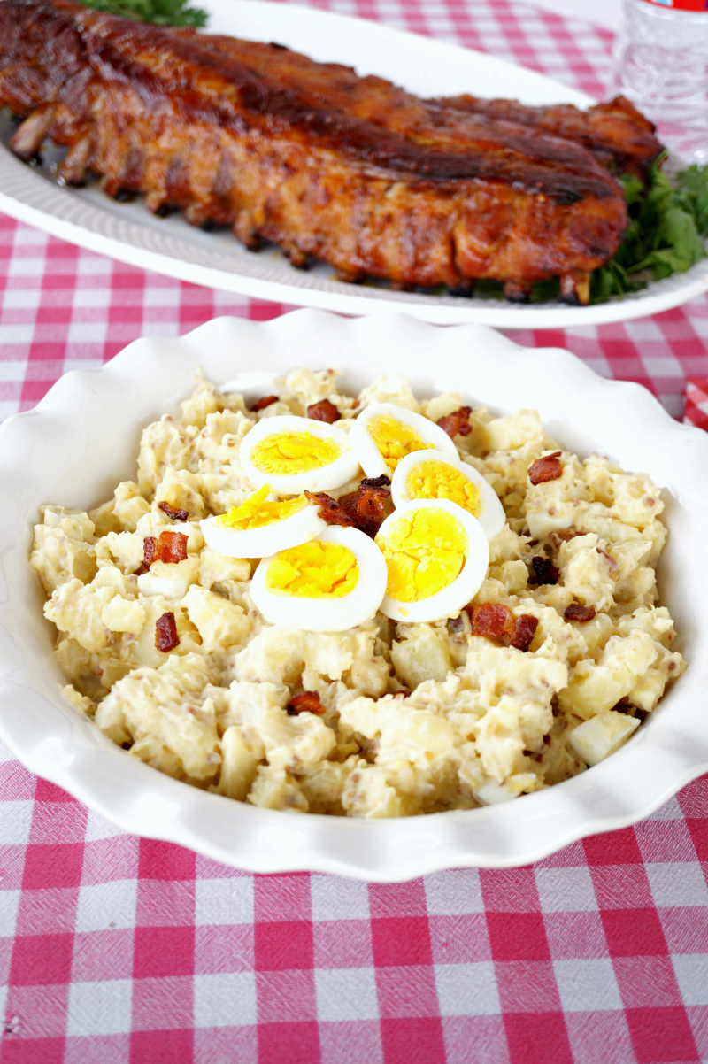 bacon and egg potato salad | The Baking Fairy