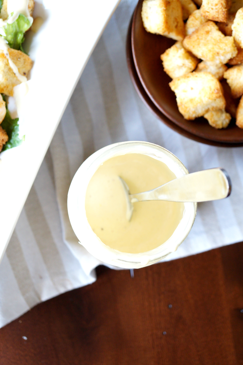 garlic shrimp caesar salad | The Baking Fairy