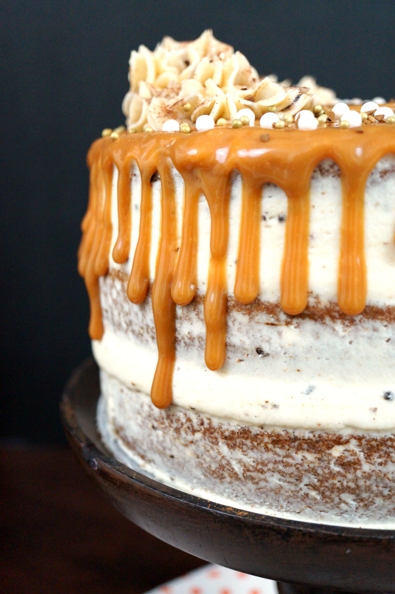 pumpkin spice latte layer cake | The Baking Fairy