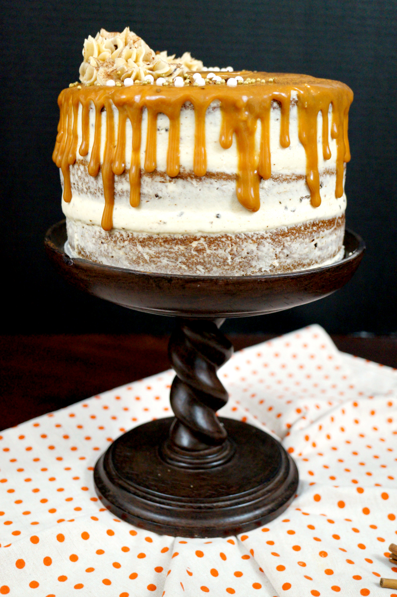 pumpkin spice latte layer cake | The Baking Fairy