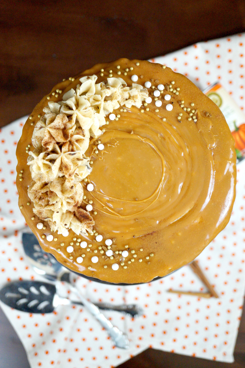 pumpkin spice latte layer cake | The Baking Fairy