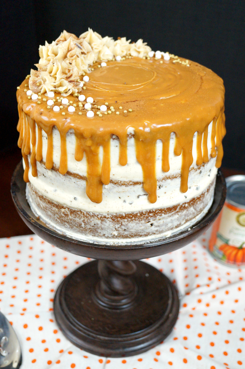 pumpkin spice latte layer cake | The Baking Fairy
