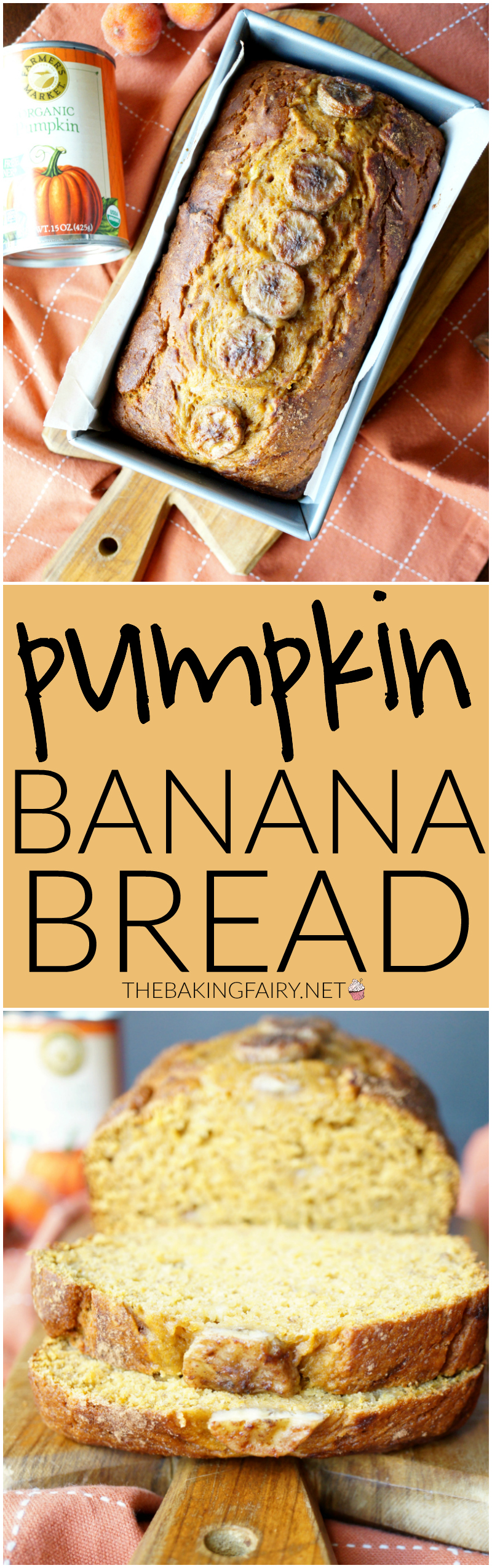 pumpkin banana bread | The Baking Fairy