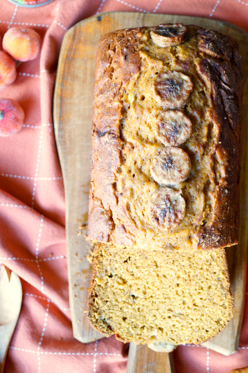pumpkin banana bread | The Baking Fairy