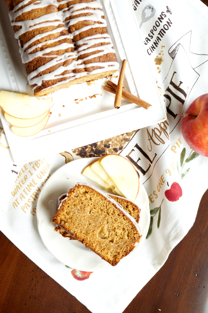 apple cinnamon loaf cake | The Baking Fairy