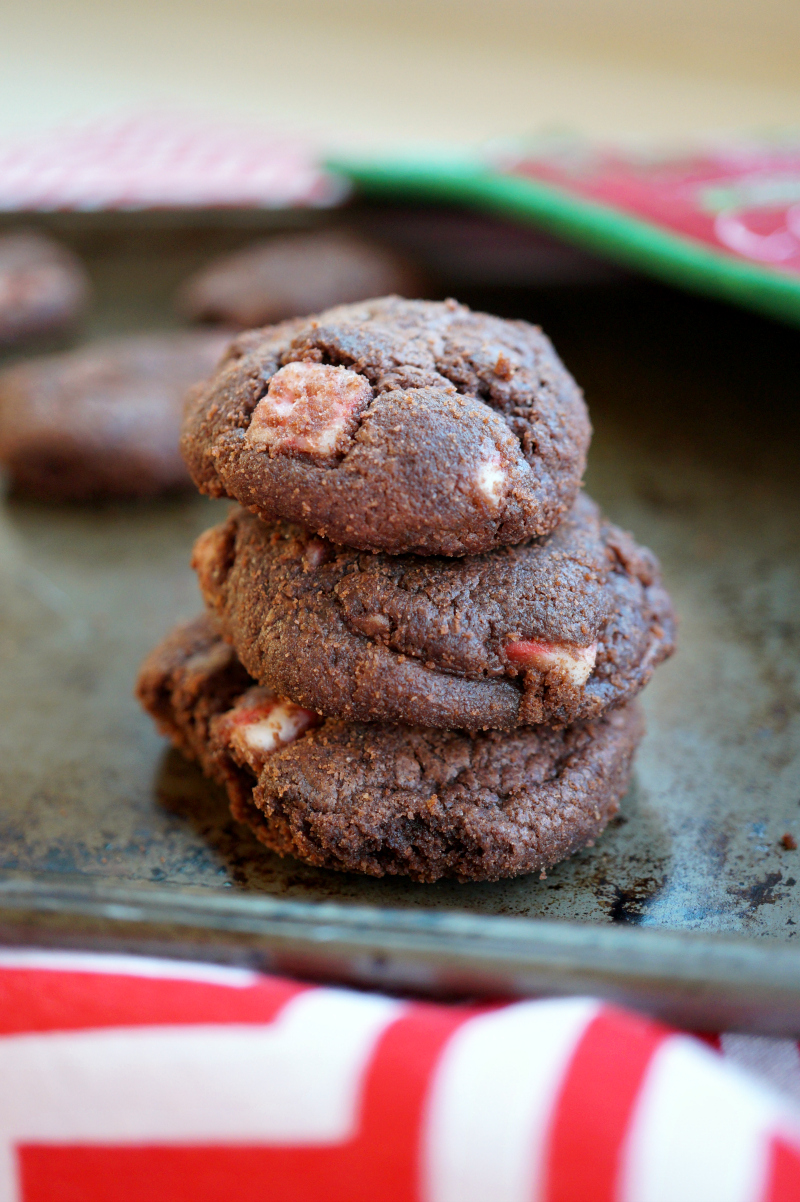 dark chocolate peppermint cookies | The Baking Fairy