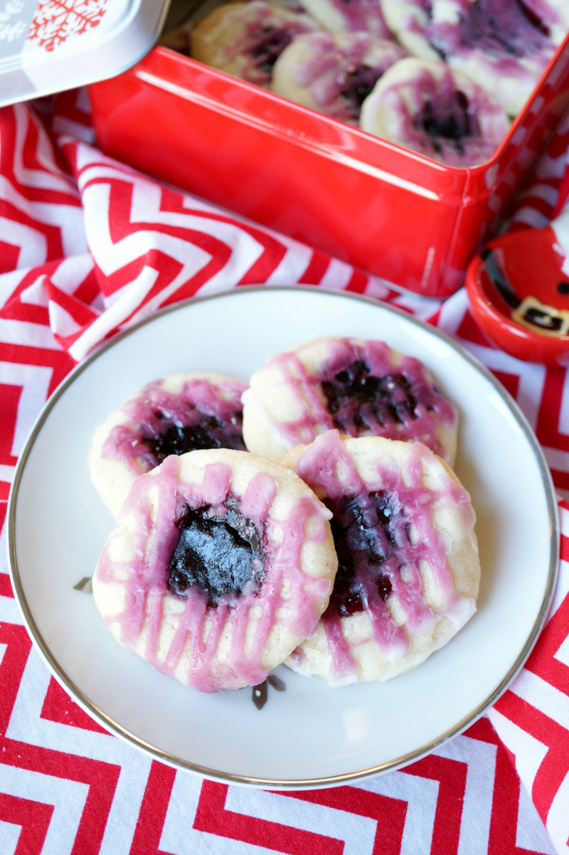 raspberry almond shortbread cookies | The Baking Fairy