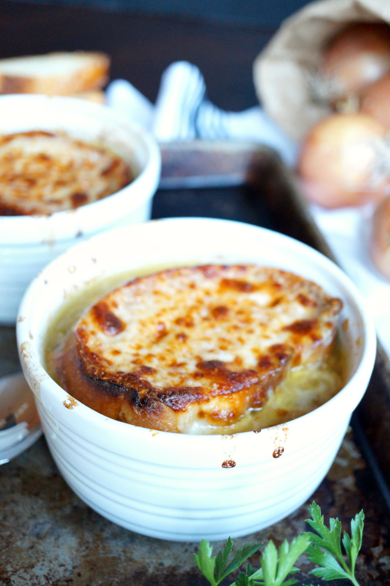 slow cooker french onion soup | The Baking Fairy