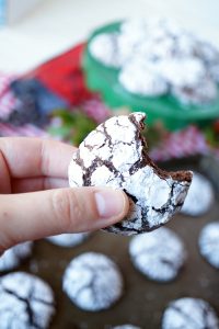 brownie mix crackle cookies | The Baking Fairy