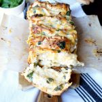 chicken spinach artichoke pull-apart bread | The Baking Fairy