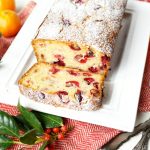 cranberry orange mascarpone loaf cake | The Baking Fairy