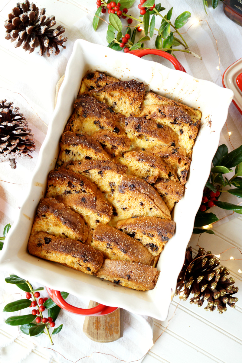 panettone french toast casserole | The Baking Fairy