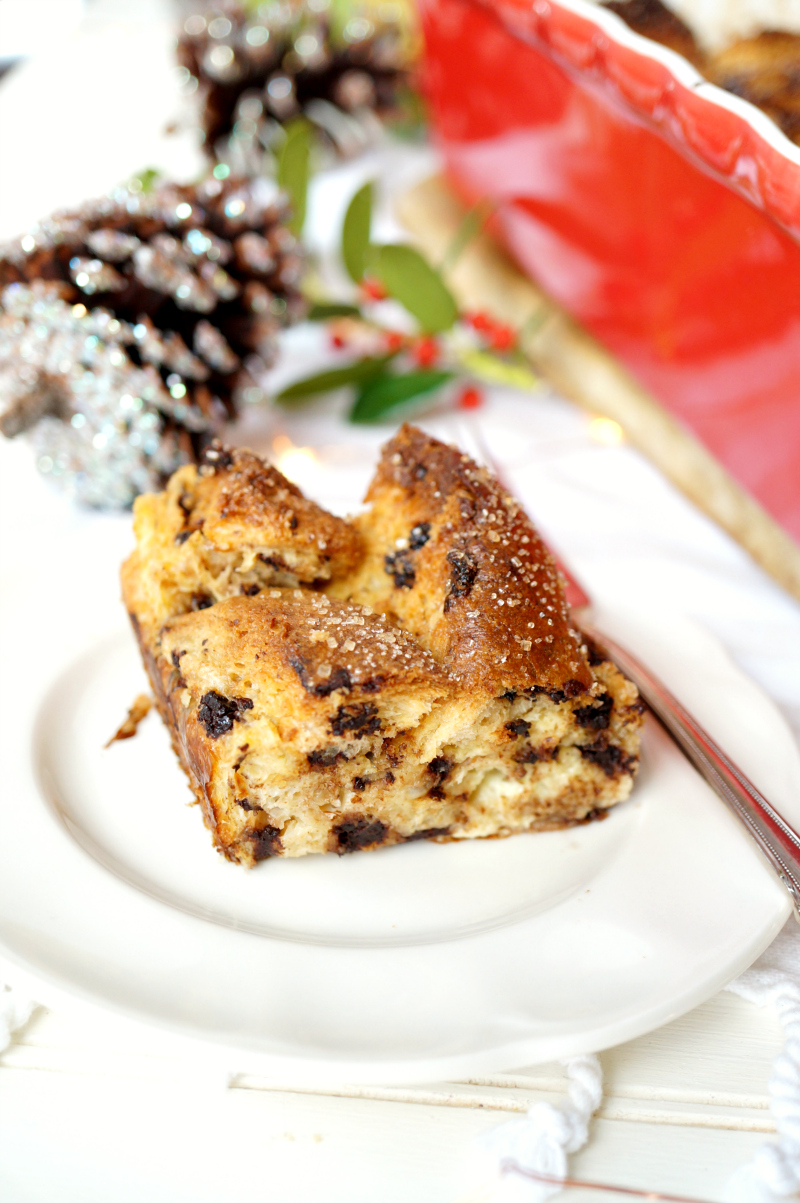 panettone french toast casserole | The Baking Fairy