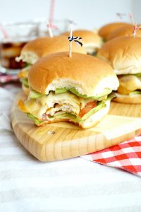 grilled honey mustard chicken sliders | The Baking Fairy