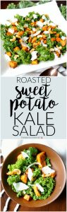 roasted sweet potato kale salad | The Baking Fairy