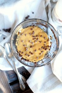 chocolate peanut butter protein mug cake | The Baking Fairy