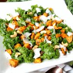 roasted sweet potato kale salad | The Baking Fairy