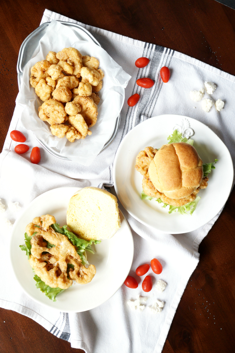 vegan cauli-fil-a sandwiches | The Baking Fairy