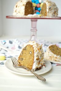 easter nest italian cream cake | The Baking Fairy