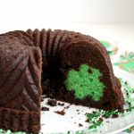 st. patrick secret shamrock chocolate bundt cake | The Baking Fairy