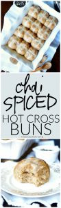 chai spiced hot cross buns | The Baking Fairy