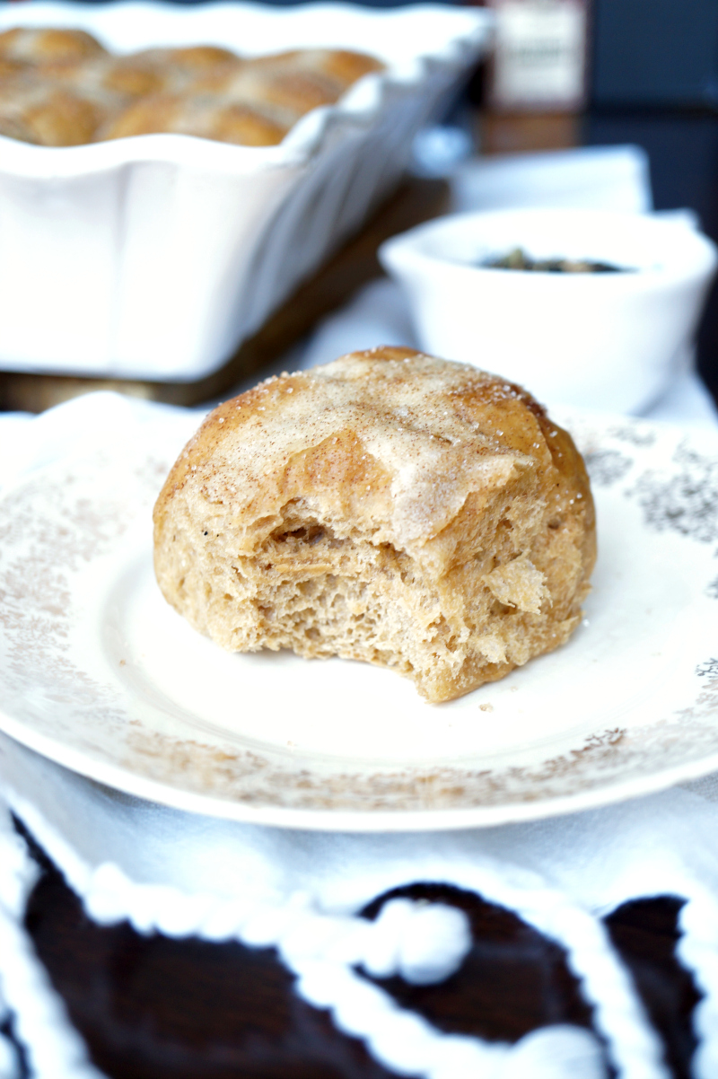 chai spiced hot cross buns | The Baking Fairy