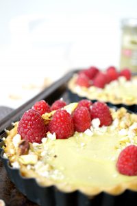 mini raspberry pistachio tartlets | The Baking Fairy